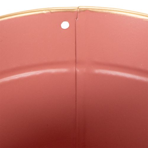 Article Pot de fleurs/jardinière en métal, Ø 13 cm H 12 cm, lot de 4