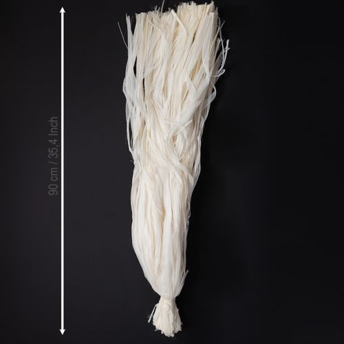 Article Ruban squelette en fibres naturelles végétales, ruban décoratif naturel 180 g