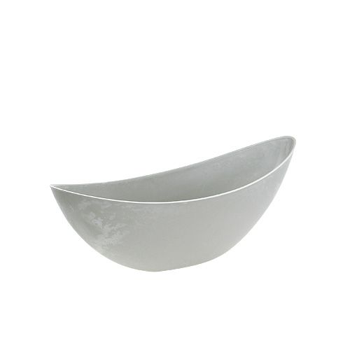 Floristik24 Jardinière 39 cm x 12,5 cm H 13 cm gris clair, 1 pièce