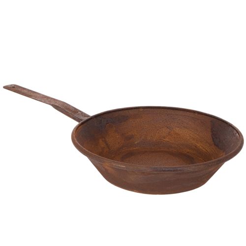 Plateau de plantation, bac couleur rouille avec poignée, jardinière en métal, Ø31cm acheter | Floristik24.be