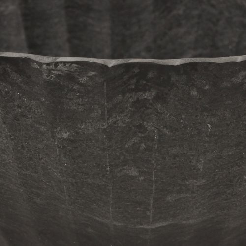Floristik24 Jardinière avec rainures, bateau de plantation, anthracite, 24 cm
