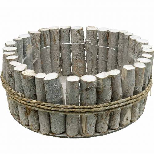 Floristik24 Cache-pot en branches Ø33cm H13cm