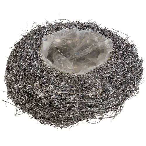 Article Panier à Plantes Bol à Plantes Vignes Blanc Lavé Ø20cm H8cm