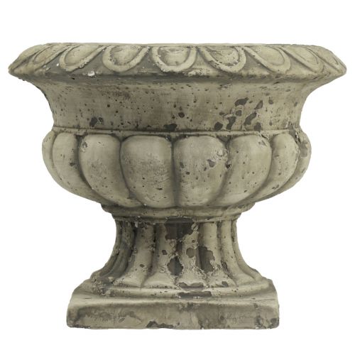 Article Bol à plantes petit cache-pot trophée béton antique Ø15cm H13cm