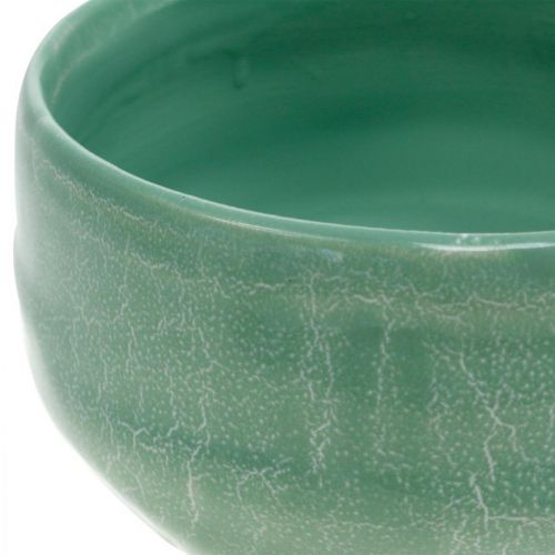 Floristik24 Coupe plante motif panier, décor céramique, coupe ronde disposition Ø16cm H7.5cm