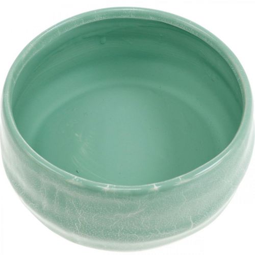 Floristik24 Coupe plante motif panier, décor céramique, coupe ronde disposition Ø16cm H7.5cm