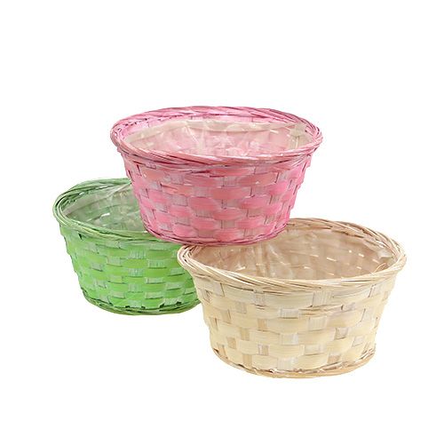 Floristik24 Jardinière ronde Ø20cm colorée 8pcs