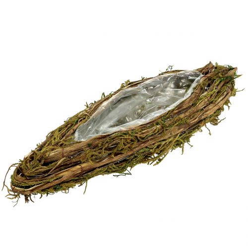 Floristik24 Bateau à plantes pour la tombe 57cm x 19cm 1 pièce