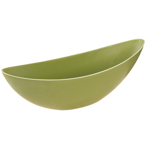 Article Bol décoratif en plastique pour bateau à plantes vert 28×9×9cm 3pcs