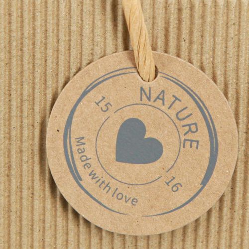 Article Sacs à plantes en papier naturel nervuré 24x12x12cm 8 pcs