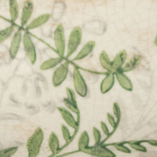 Article Pot de fleurs en céramique à motif floral, décoration intérieure, 18 cm