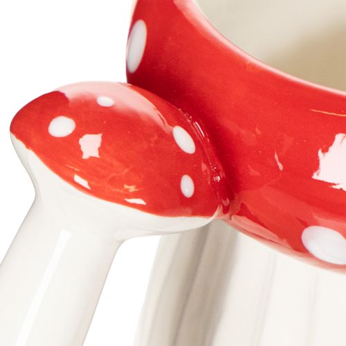 Mug en céramique décoré d'amanite tue-mouches, 10 cm | Floristik24.be