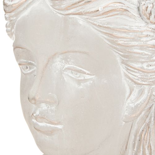 Article Pot de fleurs femme Pierre moulée Style antique H33,5cm