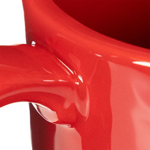 Grande tasse décorative avec soucoupe, pouvant servir de pot de fleurs, 17 cm | Floristik24.be