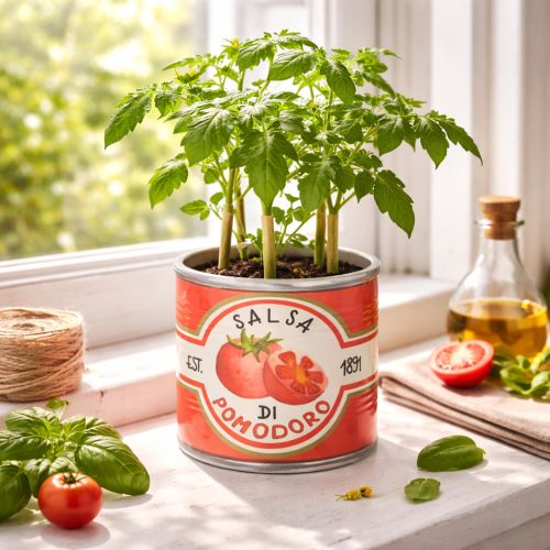 Article Pots décoratifs en céramique à motif tomate, 14 cm, lot de 3, pour une touche d'élégance dans votre intérieur.