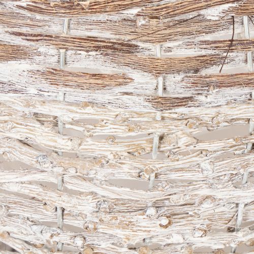 Panier rond tressé, grand panier décoratif pour plantations, 23 cm | Floristik24.be