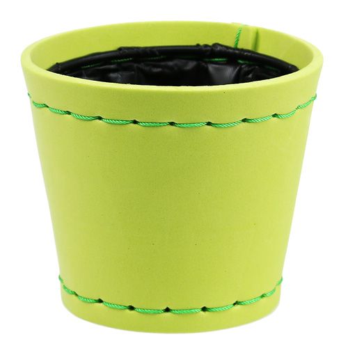 Floristik24 Cache-pot vert clair Ø12cm H10cm, 1p
