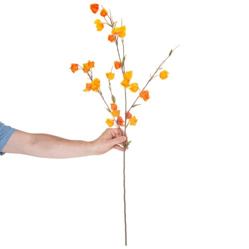 Plante artificielle de type lanterne chinoise, branche de Physalis avec fleurs, 95 cm | Floristik24.be