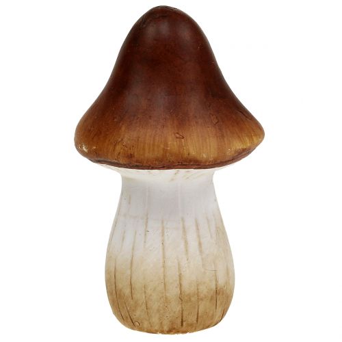 Floristik24 Mélange de champignons argile-céramique marron 9cm 8pcs