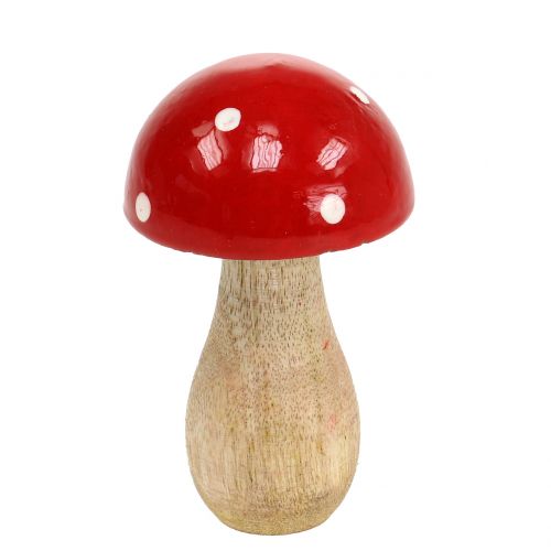 Floristik24 Amanite tue-mouches en bois rouge 11,5 cm