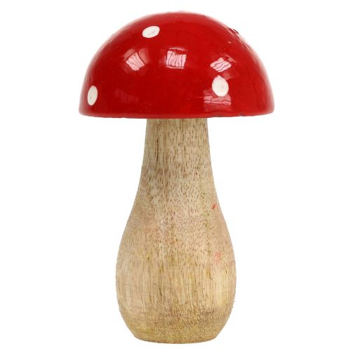 Floristik24 Amanite tue-mouches en bois rouge 11,5 cm