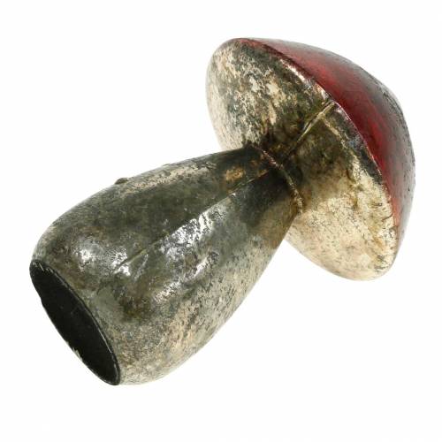 Floristik24 Champignon déco en verre rouge foncé H13cm