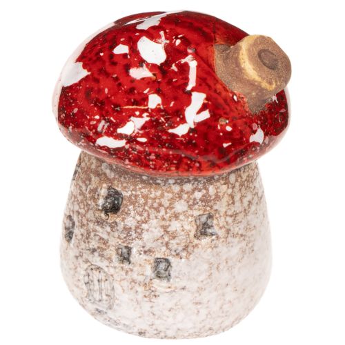 Décoration de maison champignon, amanite tue-mouches miniature de 6 cm, 2 pièces | Floristik24.be