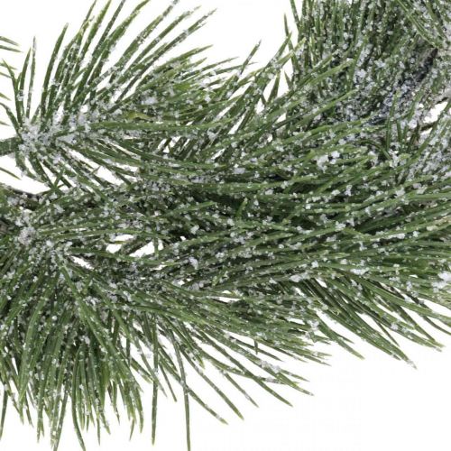 Floristik24 Couronne de Noël branches de sapin artificielles enneigées Ø30cm
