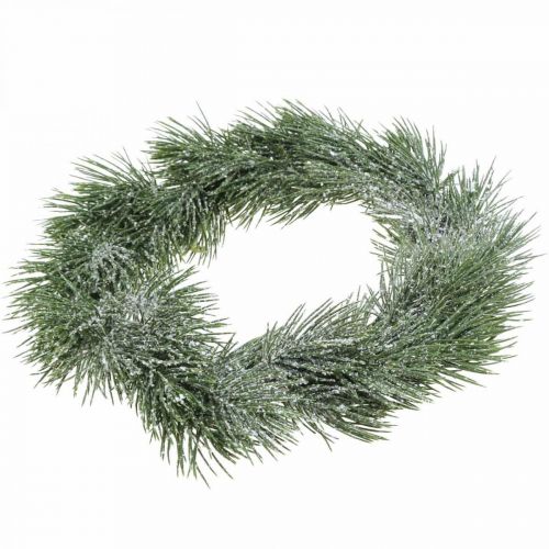 Floristik24 Couronne de Noël branches de sapin artificielles enneigées Ø30cm