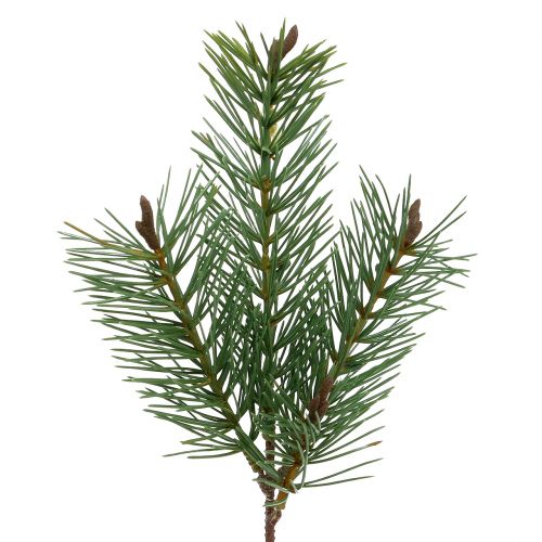 Branche de pin artificielle verte 33cm 4pcs