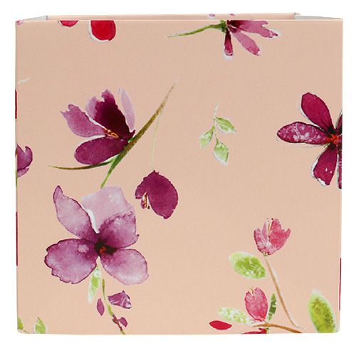 Floristik24 Sac en papier imprimé rose avec motif 12 x 12 cm 8 p.