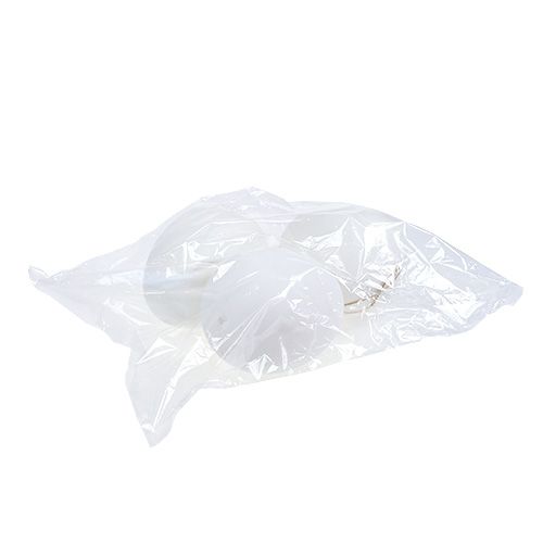 Floristik24 Oeuf en plastique maxi 20cm blanc à suspendre 3pcs