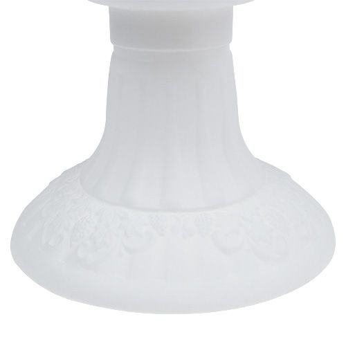 Floristik24 Gobelet en plastique Ø20cm 20cm blanc