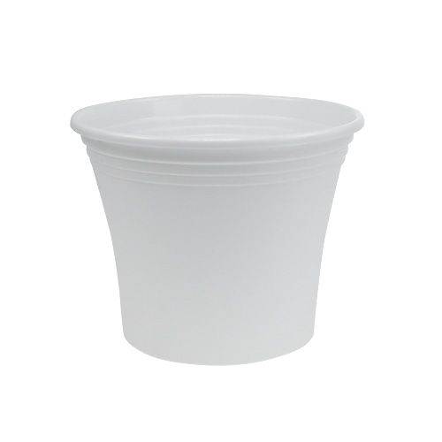 Floristik24 Pot plastique “Irys” blanc Ø17cm H14cm, 1pce