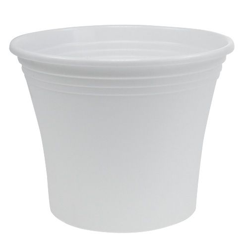 Floristik24 Pot plastique “Irys” blanc Ø29cm H24cm 1 pce