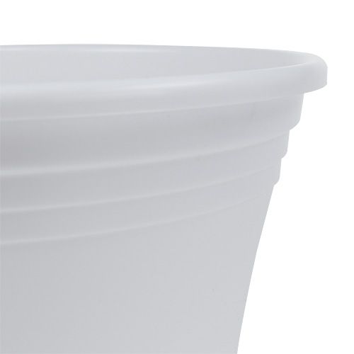 Article Pot plastique “Irys” blanc Ø29cm H24cm 1 pce