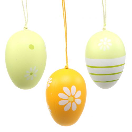 Floristik24 Œufs de Pâques déco à suspendre 6 cm 12 p.
