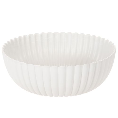 Bol décoratif côtelé, grand format 25 cm