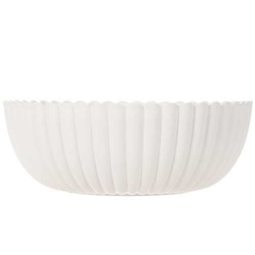 Bol décoratif côtelé, grand format 25 cm | Floristik24.be