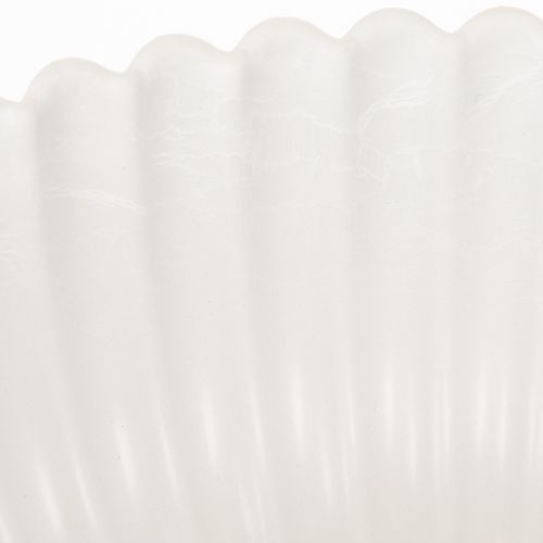 Bol décoratif côtelé, grand format 25 cm | Floristik24.be