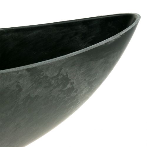 Floristik24 Bol décoratif, bol végétal, anthracite 34cm x 11cm H11cm