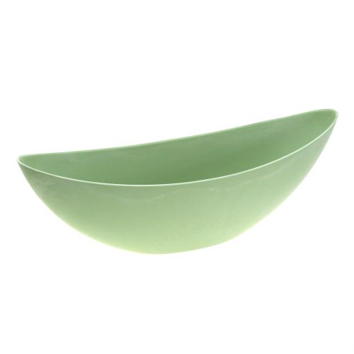 Floristik24 Bol décoratif, bol végétal, vert pastel 39cm x 12cm H13cm