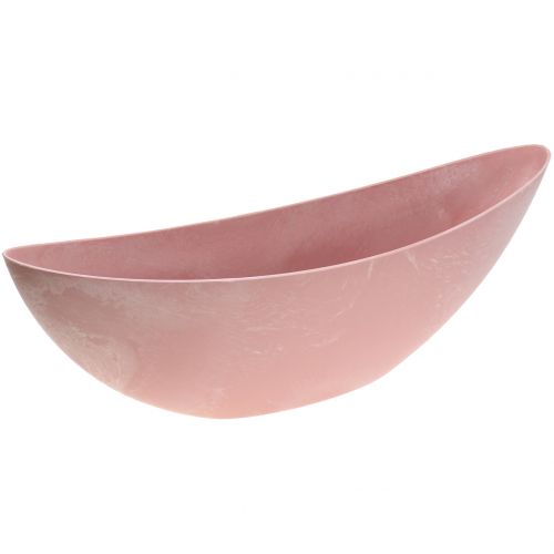 Bol décoratif, bol végétal, rose 55cm x 14,5cm H17cm