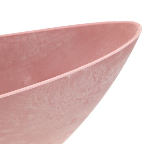 Floristik24 Bol décoratif, bol végétal, rose 55cm x 14,5cm H17cm