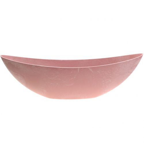 Floristik24 Bol décoratif, bol végétal, rose 55cm x 14,5cm H17cm