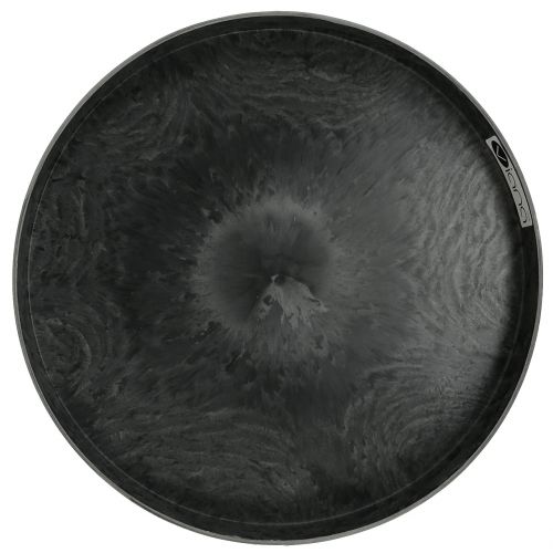 Article Assiette décorative en plastique gris blanc Ø22cm/27cm lot de 2