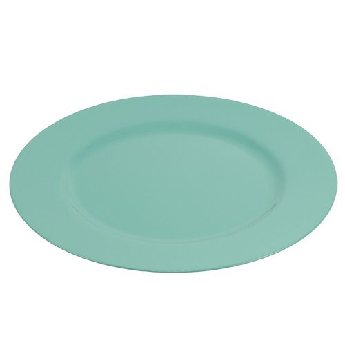 Article Assiette plastique Ø33cm turquoise