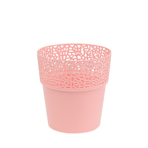 Floristik24 Pot en plastique rose Ø11,5cm H12,5cm 1 pièce