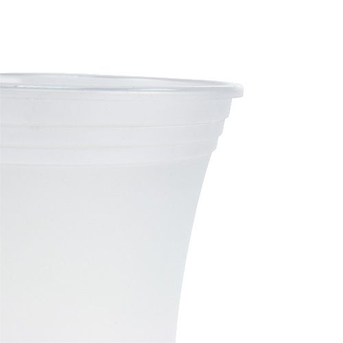Article Pot en plastique “Irys” transparent Ø17cm 1 pce