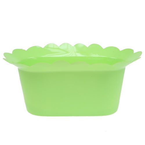 Floristik24 Pot en plastique ovale coloré assorti. 22x12cm 10pcs